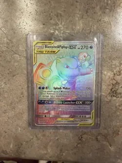 Mewtwo & Mew Gx 242/236 Hyper Rainbow Secret Rare Unified Minds Pokemon Card PD - Image 5