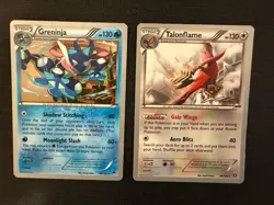 Greninja 40/122 + Talonflame 96/114 2016 World Championship Cody Walinski Cards - Image 1