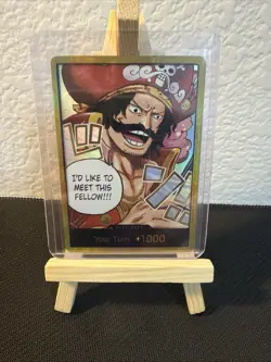 One Piece Don!! Card Gol D. Roger Gold ENGLISH OP13 Carrying on His Will - Image 1