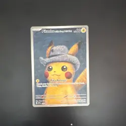 Pokemon Pikachu with Grey Felt Hat 85 Promo Full Art Regular English Card - Image 1