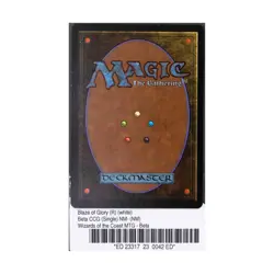 WOTC MtG Beta Blaze of Glory (R) NM- - Image 2