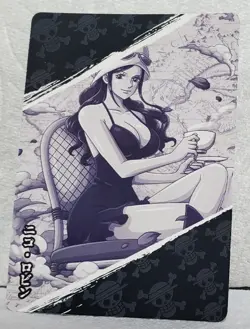One Piece Nico Robin SR Chinese Card #OP01-SR07 - Image 2