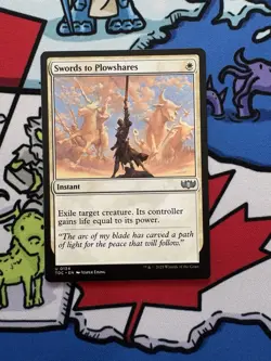 Swords to Plowshares x1 Mtg Tarkir: Dragonstorm Commander - Image 1