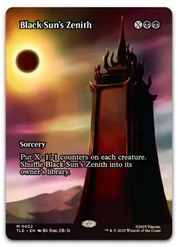 Black Sun's Zenith (Borderless) #22 (Foil) (NM) TLE Magic MTG - Image 1