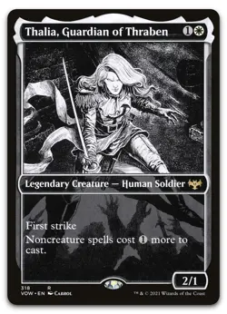 Thalia, Guardian of Thraben (Showcase) #318 (NM) Crimson Vow VOW Magic MTG - Image 1