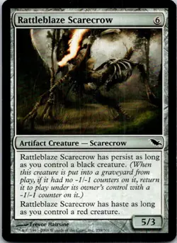 Rattleblaze Scarecrow Magic The Gathering Shadowmoor Light Play - Image 1
