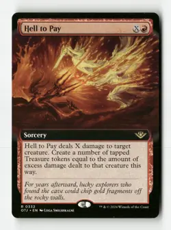 Hell to Pay - Outlaws of Thunder Junction - #332 - Non-Foil - NM - MTG - Image 1