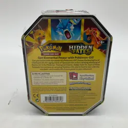 Pokemon TCG Hidden Fates Gyarados GX Tin w/Tear - Image 2