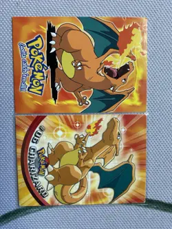 2 TOPPS Pokemon Charizard non Holo - Image 2