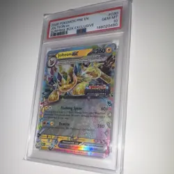 Pokemon Prismatic Evolutions Jolteon EX Promo Holo 030/131 Surprise Box PSA 10 - Image 2