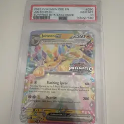 Pokemon Prismatic Evolutions Jolteon EX Promo Holo 030/131 Surprise Box PSA 10 - Image 5