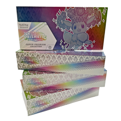 Lot of (4) Pokemon TCG Prismatic Evolutions Super Premium Collection Boxes NEW - Image 1