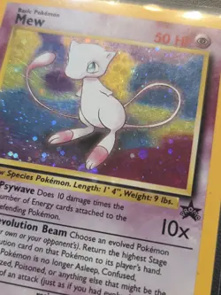 Mew Black Star Promo 9 Holo Pokemon TCG LP - Image 2