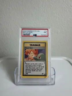 PSA 9 Misty’s Tears 1st Edition GYM CHALLENGE #118/132 Trainer Pokemon Card - Image 2