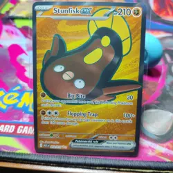 Stunfisk ex 252/217 – Ascended Heroes Ultra Rare Holo – NM Pokemon TCG - Image 1