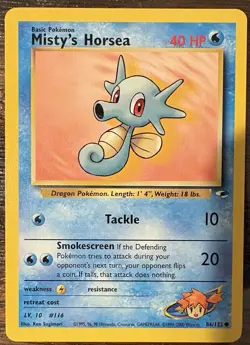Misty's Horsea - 116/132 - Gym Heroes - Pokemon - Image 1