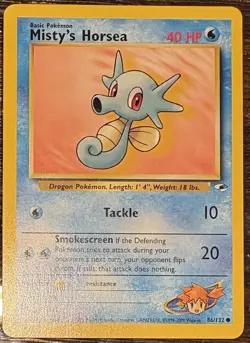 Misty's Horsea - 116/132 - Gym Heroes - Pokemon - Image 2