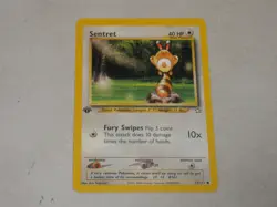 2000 Pokemon Neo Genesis 1st Edition #71 Sentret - Image 1