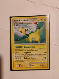 Pokemon Ampharos LV.57 1/127 Holo Pokemon Platinum 2009 - Image 1