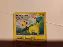 Pokemon Ampharos LV.57 1/127 Holo Pokemon Platinum 2009 - Image 3