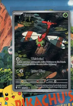 Pokemon TCG Yanma 183/182 Destined Rivals Illustration Rare Holo NM/M - Image 1