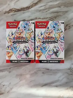 Pokemon Prismatic Evolutions Booster Bundle Lot Of 2 New/Sealed - Image 1