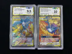 2023 Pokemon TCG CN CSM2cC 104/150 RR Moltres Zapdos Articuno Lot*2 PGS 10 LU57 - Image 1
