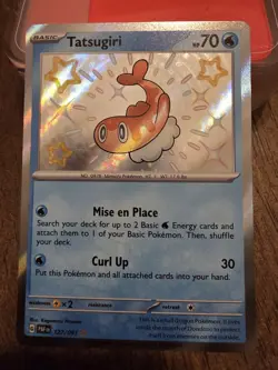 Pokemon 2024 Paldean Fates Tatsugiri 127/91 Holo Rare Baby Shiny - Image 1