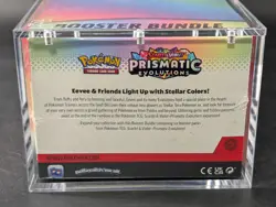 Pokemon SV8.5 Prismatic Evolutions Sealed Booster Bundle Display Case W/Acrylic - Image 3