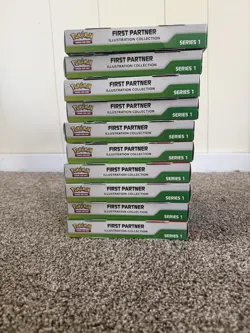 SEALED Pokemon First Partner Illustration Collection Series 1 Lot of 10 - Image 2