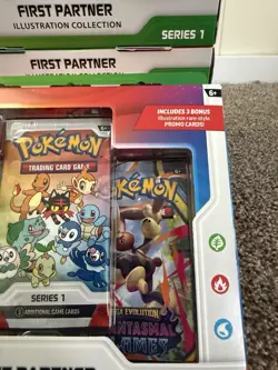 SEALED Pokemon First Partner Illustration Collection Series 1 Lot of 10 - Image 5