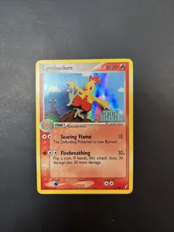 Pokemon TCG Combusken EX Crystal Guardians 31/100 Uncommon stamped - Image 1
