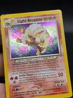 Pokemon TCG Neo Destiny -Light Arcanine- Holo Rare 12/105 HP EP3 - Image 3
