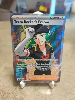 Pokemon TCG Team Rockets Proton 227/182 Full Art Sv10: Destined Rivals - Image 1