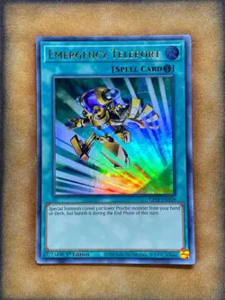 Yugioh Emergency Teleport GFTP-EN109 Ultra Rare 1st Ed NM - Image 1