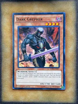 Yugioh Dark Grepher SDPD-EN017 Common 1st Ed LP - Image 1