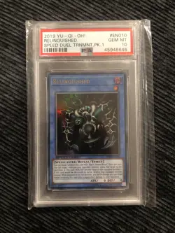 X3 2019 Yugioh Speed Duel STP1 Relinquished PSA 10’s - Image 3