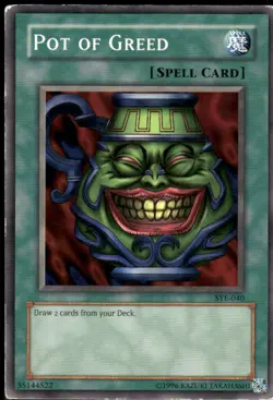 Pot of Greed Common Starter Deck: Yugi Evolution SYE-040 LP - Image 1