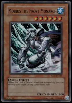Mobius the Frost Monarch Super Rare Soul of the Duelist SOD-EN022 LP - Image 1