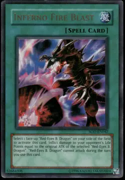 Inferno Fire Blast Ultra Rare Soul of the Duelist SOD-EN042 LP - Image 1