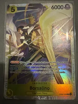One Piece TCG Borsalino Egghead/Navy OP15 EB04-058 SR English - Image 1