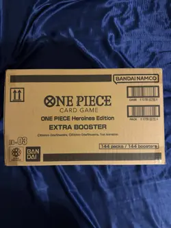 One Piece EB-03 Heroines Edition Sleeved Booster Pack Sealed Case x144 - Image 1