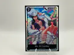2026 One Piece Ms. All Sunday OP14-084 SR The Azure Sea's Seven Foil Super Rare - Image 1