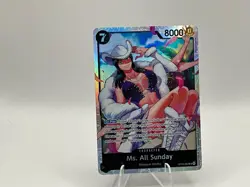 2026 One Piece Ms. All Sunday OP14-084 SR The Azure Sea's Seven Foil Super Rare - Image 2