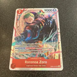 One Piece Roronoa Zoro EB04-007 SR ENGLISH OP15 - Image 2