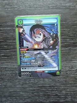Union Arena UA15BT/SAO-1-087 Kirito Parallel SR Sword Art Online - Image 1