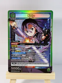 Union Arena TCG: Sword Art Online - Kirito UE07BT/SAO-1-087 English SR NM Foil - Image 1