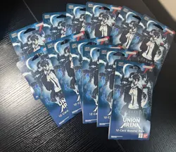 Union Arena Solo Leveling Sleeved Booster Pack English Lot of 12 English Booster - Image 1