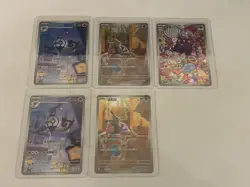 2025 Pokemon TCG S-Chinese Gem Pack Vol.3 CBB3C 5-Card Full Art Set XH39 - Image 2