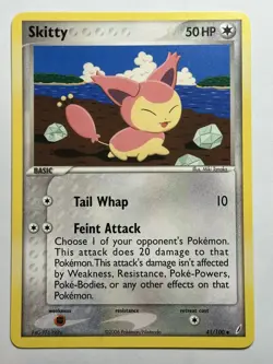 Skitty Crystal Guardians 41/100 Pokemon card LP-NM - Image 1